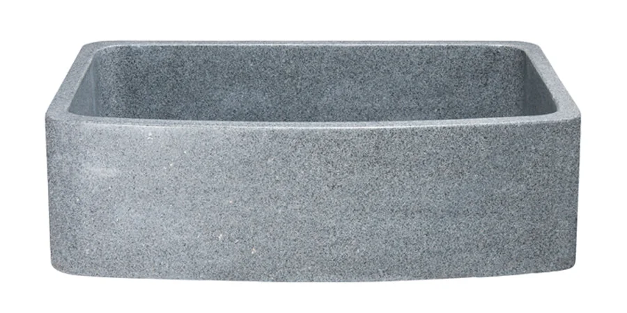 30″ Mercury Granite Curved Apron Front Sink