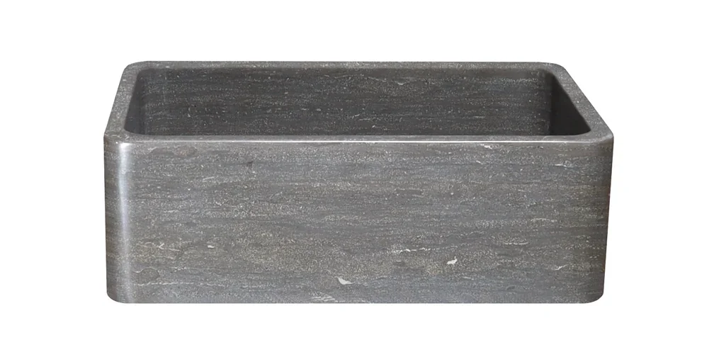 30″ Smoke Brown Limestone Farmhouse Sink