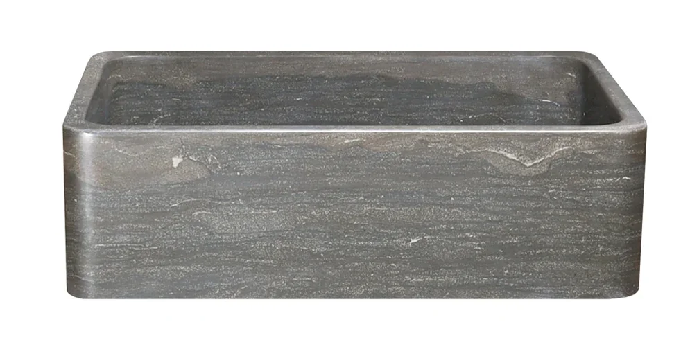 33″ Smoke Brown Limestone Farmhouse Sink