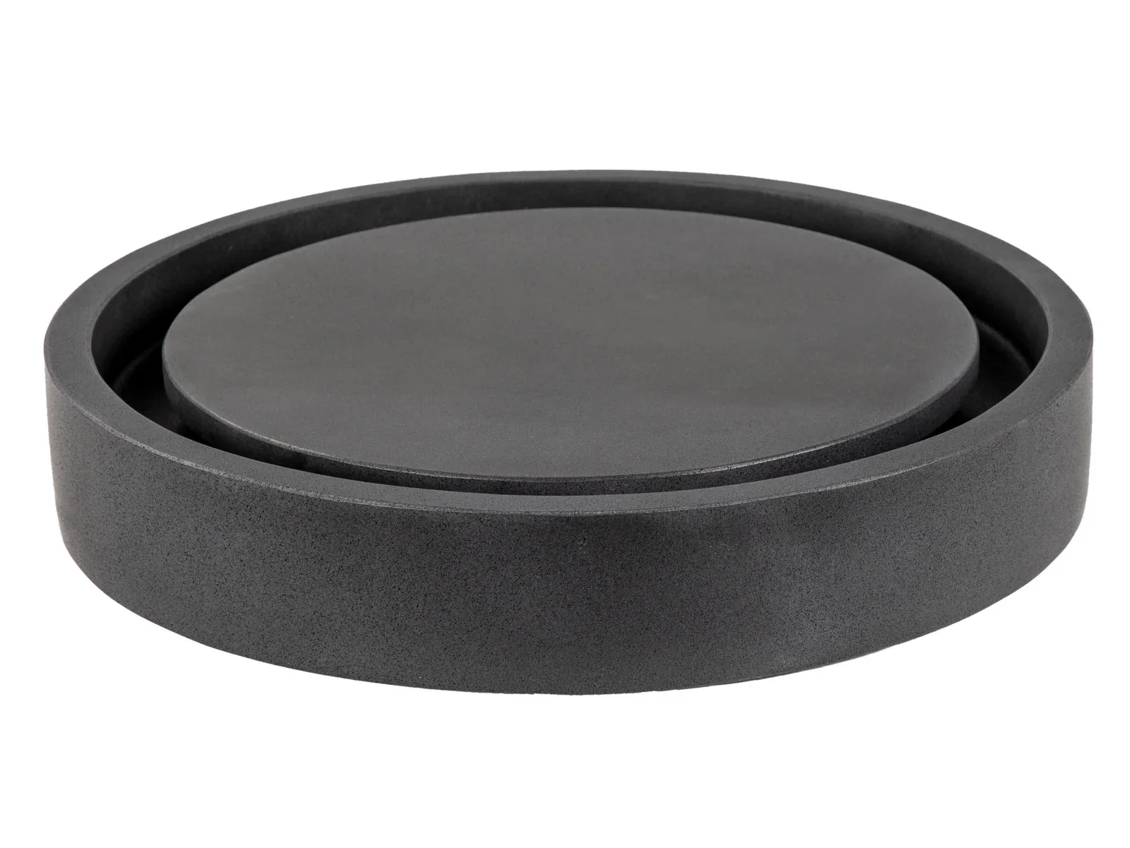 Round Infinity Pool Sink – Lava Stone