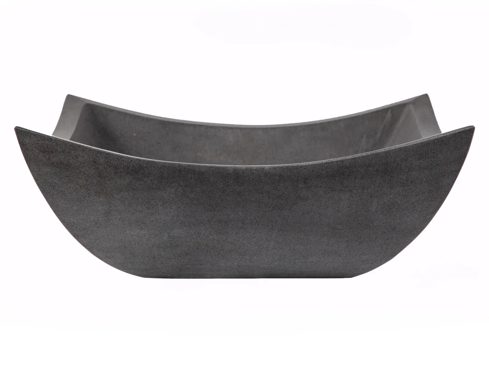Square Deep Zen Sink – Lava Stone