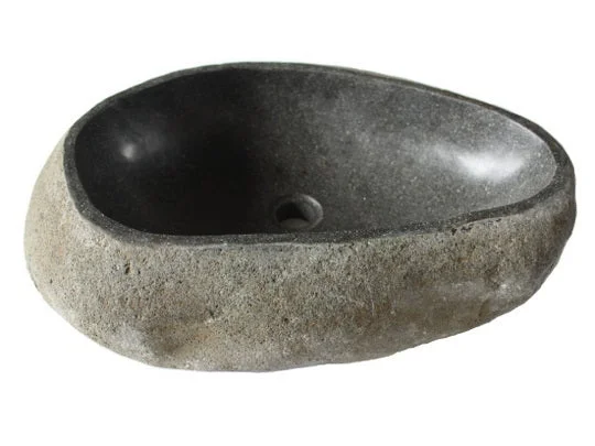 Natural Galet Nobu Boulder Sink – Thin Lip